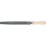 Напильник 300мм плоский с деревянной ручкой Сибртех 16232 (12)